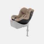Scaun Auto pentru Copii SIRONA G I-SIZE PLUS Almond Beige Cybex Gold