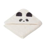 Prosop cu glugă Albert - Panda creme - Liewood