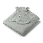 Prosop cu glugă Albert - Hippo dove blue - Liewood