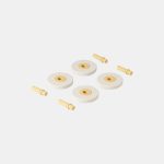 Roti de Spuma 4 x Sand Grey/Honey Yellow Modu