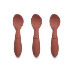 Set de lingurițe din silicon Ella - Mahogany
