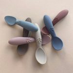 Set de lingurițe din silicon Ella - Mahogany - imagine 3
