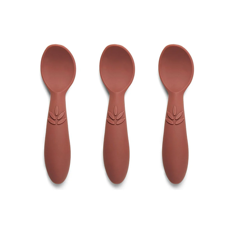 5715235001955.jpg Set de lingurițe din silicon Ella - Mahogany - imagine 1