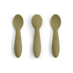 Set de lingurițe din silicon Ella - Olive Green - imagine 3