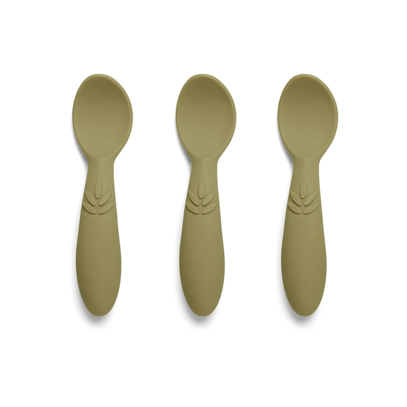 5715235027573.jpg Set de lingurițe din silicon Ella - Olive Green - imagine 1