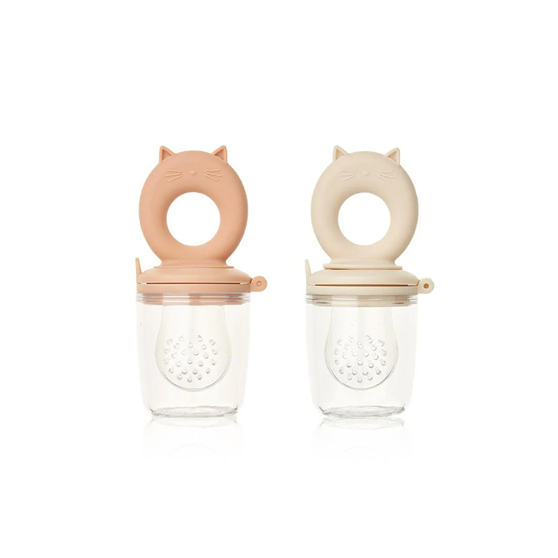 5715493132231.jpg Dispozitiv de hrănire tip suzetă set 2 bucăți - Miranda Cat Tuscany rose / Apple blossom - Liewood - imagine 1