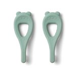 Periuțe de dinți din silicon set 2 bucăți - Janelle Bear - Peppermint - Liewood - imagine 2