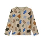 Pijama din bumbac organic Wilhelm - Monster / Mist - Liewood - imagine 2