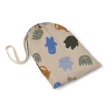 Pijama din bumbac organic Wilhelm - Monster / Mist - Liewood - imagine 4