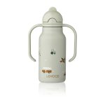 Sticlă Termos din Oțel Inoxidabil Kimmie 250 ml - Vehicles / Dove blue - Liewood