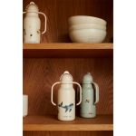Sticlă Termos din Oțel Inoxidabil Kimmie 250 ml - Vehicles / Dove blue - Liewood - imagine 6