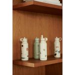 Sticlă Termos din Oțel Inoxidabil Falk 350 ml - Vehicles/dove blue mix - Liewood - imagine 3