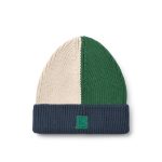 Căciulă din bumbac organic Ezra - Classic navy multi mix - 5-6 ani - Liewood