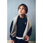 Căciulă din bumbac organic Ezra - Classic navy multi mix - 5-6 ani - Liewood - imagine 4