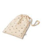Salopetă din bumbac organic Birk - Peach mini / Sea shell - Liewood - imagine 2