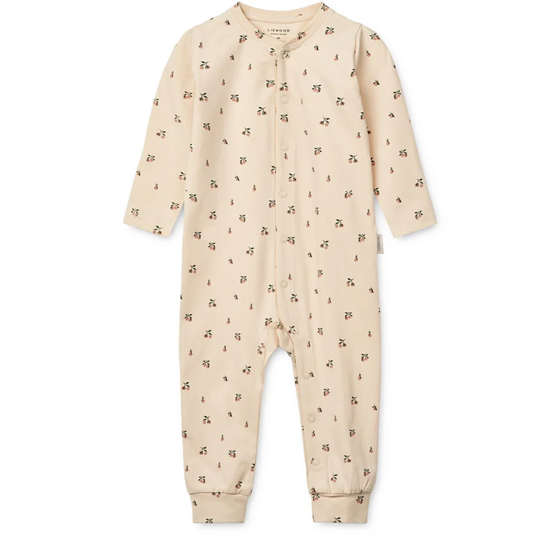 5715493488321.jpg Salopetă din bumbac organic Birk - Peach mini / Sea shell - Liewood - imagine 1