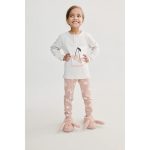 Pijama din bumbac organic Wilhelm - Heart / Sweetheart / Pale tuscany / mix - Liewood - imagine 5