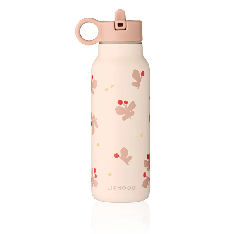 5715493531096.jpg Sticlă Termos din Oțel Inoxidabil Falk 350 ml - Butterfly / Apple blossom - Liewood - imagine 1