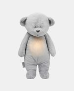 MOONIE 2.0 BEAR –Silver– JUCARIE MUZICALA CU SUNETE ROZ SI LAMPA DE VEGHE INCORPORATA - imagine 2