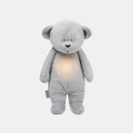 MOONIE 2.0 BEAR –Silver– JUCARIE MUZICALA CU SUNETE ROZ SI LAMPA DE VEGHE INCORPORATA