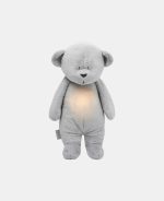 MOONIE 2.0 BEAR –Silver– JUCARIE MUZICALA CU SUNETE ROZ SI LAMPA DE VEGHE INCORPORATA