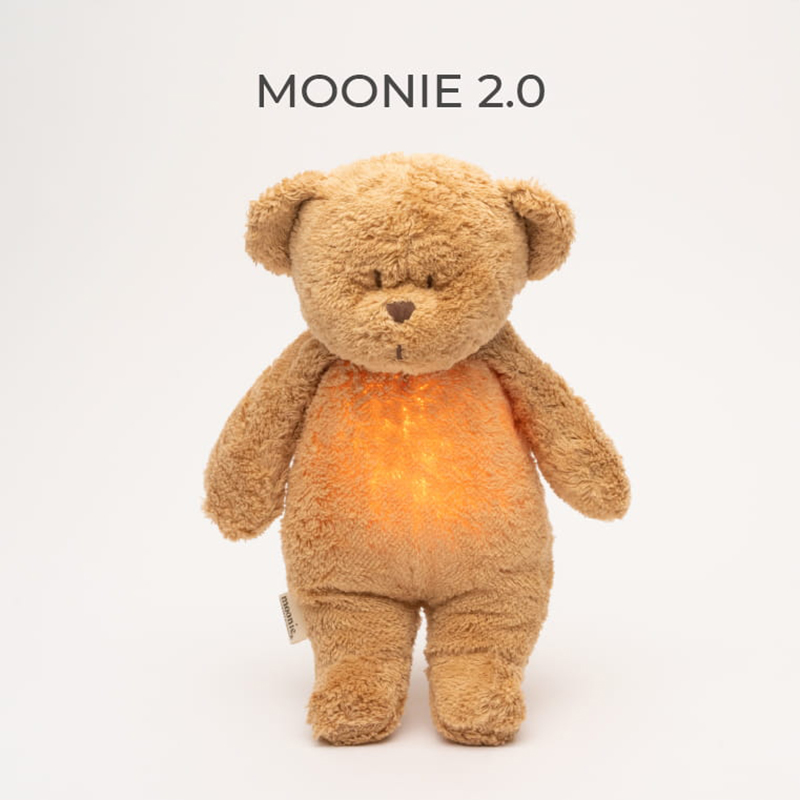 5903943986422.jpg MOONIE 2.0 - THE ORGANIC HUMMING BEAR CAPPUCCINO WITH LAMP - imagine 1