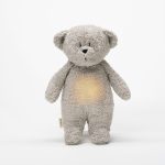 MOONIE 2.0 ORGANIC BEAR -GRAY- JUCARIE MUZICALA CU SUNETE ROZ SI LAMPA DE VEGHE INCORPORATA - imagine 4