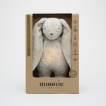 MOONIE 2.0 ORGANIC BUNNY –GRAY– JUCARIE MUZICALA CU SUNETE ROZ SI LAMPA DE VEGHE INCORPORATA - imagine 5