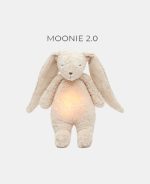 MOONIE 2.0 ORGANIC BUNNY –SAND– JUCARIE MUZICALA CU SUNETE ROZ SI LAMPA DE VEGHE