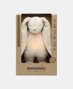 MOONIE 2.0 ORGANIC BUNNY –SAND– JUCARIE MUZICALA CU SUNETE ROZ SI LAMPA DE VEGHE - imagine 4