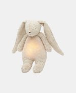 MOONIE 2.0 ORGANIC BUNNY –SAND– JUCARIE MUZICALA CU SUNETE ROZ SI LAMPA DE VEGHE - imagine 5