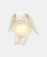 MOONIE 2.0 ORGANIC BUNNY –POLAR– JUCARIE MUZICALA CU SUNETE ROZ SI LAMPA DE VEGHE INCORPORATA - imagine 5