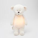 MOONIE 2.0 BEAR - CREAM - JUCARIE MUZICALA CU SUNETE ROZ SI LAMPA DE VEGHE INCORPORATA