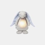 MOONIE THE HUMMING FRIEND SKY – Bunny - JUCARIE MUZICALA CU SUNETE ALBE SI LAMPA DE VEGHE MOONIE BUNNY SKY