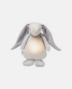 MOONIE THE HUMMING FRIEND SILVER – Bunny - JUCARIE MUZICALA CU SUNETE ALBE SI LAMPA DE VEGHE MOONIE BUNNY SILVER - imagine 2