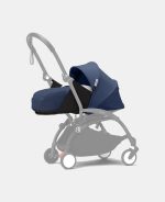 Stokke YOYO³ cu cadru negru și pachet Nou-Născuți 0+ Air France Blue - imagine 3