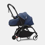 Stokke YOYO³ cu cadru alb și pachet Nou-Născuți 0+ Air France Blue
