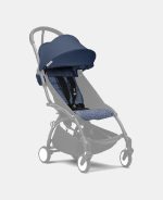 Stokke YOYO³ cu cadru negru și Pachet 6+ Air France Blue - imagine 3