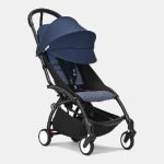Stokke YOYO³ cu cadru negru și Pachet 6+ Air France Blue