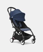 Stokke YOYO³ cu cadru negru și Pachet 6+ Air France Blue