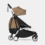 Stokke YOYO³ cu cadru alb și pachet 6+ Toffee