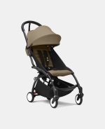 Stokke YOYO³ cu cadru negru și pachet 6+ Toffee