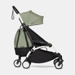 Stokke YOYO³ cu cadru alb și pachet 6+ Olive
