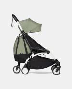 Stokke YOYO³ cu cadru alb și pachet 6+ Olive