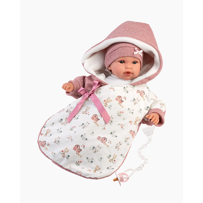 842626563650-1.jpg BEBELUS NOU NASCUT CU SACULET 36 CM - LLORENS - imagine 1