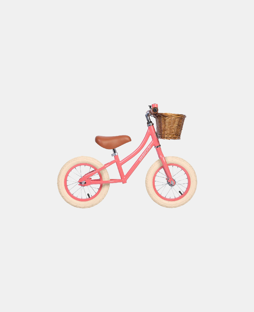 8445027001821.jpg Bicicletă de echilibru Vintage Banwood 12'' - Coral - imagine 1