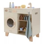 Mașină de spălat din lemn cu chiuvetă - Little Dutch