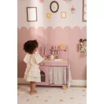 Bucătărie din lemn FSC cu accesorii - Roz - Little Dutch - imagine 14