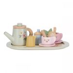 Set de ceai din lemn FSC pentru jocul de rol - Little Dutch - imagine 3