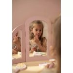 Măsuță de toaletă cu oglindă și scăunel - Little Dutch - imagine 3